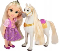 Lalki dla dziewczynek - Lalka Roszpunka I Koń Maximus Disney Princess Zestaw Upominkowy 15 CM - miniaturka - grafika 1