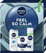 Zestawy kosmetyków damskich - Nivea Zestaw Feel So Calm: SG 250 ml + Pianka do golenia 200 ml + Balsam A/S 100 ml - miniaturka - grafika 1