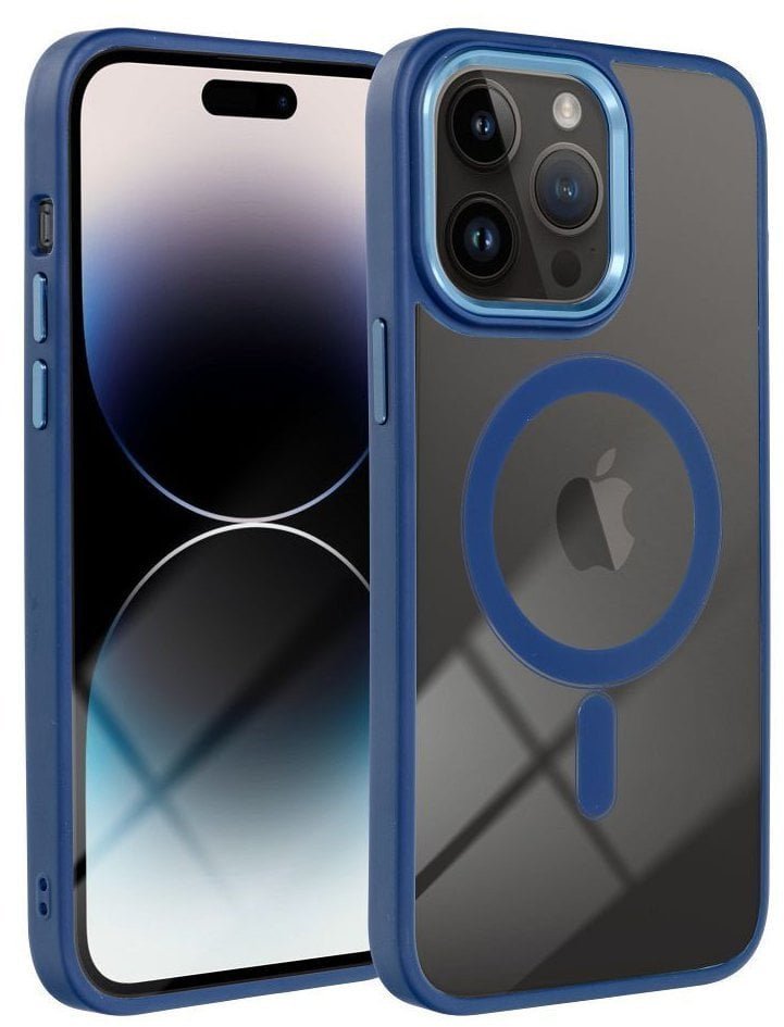 Futerał COLOR EDGE MAG COVER kompatybilny z MagSafe do IPHONE 17 Pro niebieski