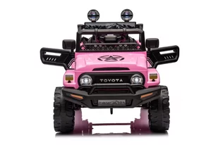 Auto Na Akumulator Toyota FJ Różowe 4x4 - Tory, garaże, parkingi - miniaturka - grafika 1