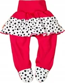 Śpiochy dla niemowląt - PÓŁŚPIOCHY BEZUCISKOWE z FALBANKĄ serduszka małe r 68 KLEKLE - miniaturka - grafika 1