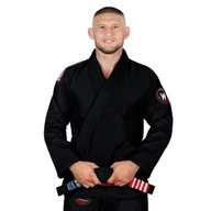 Kimona, stroje i obuwie - Kimono do brazylijskiego jiu jitsu Ground Game Wizard czarne - miniaturka - grafika 1