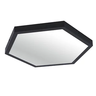 Sufitowa lampa geometryczna Hexagon 1227 LED 40W 4000K czarny - Lampy sufitowe - miniaturka - grafika 1