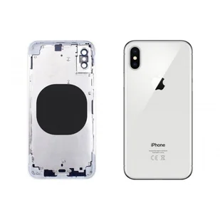 Obudowa Korpus Plecy do iPhone XS Silver - Części serwisowe do telefonów - miniaturka - grafika 1