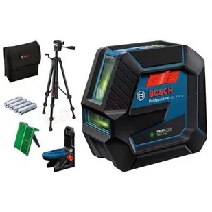 Bosch Laser liniowo-punktowy ze statywem GCL 2-50 G/BT 150  0601066M01 - Poziomice, łaty, miary - miniaturka - grafika 1