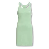 Sukienki - Sukienka damska Adidas Racer dopasowana sportowa zielona-S - miniaturka - grafika 1