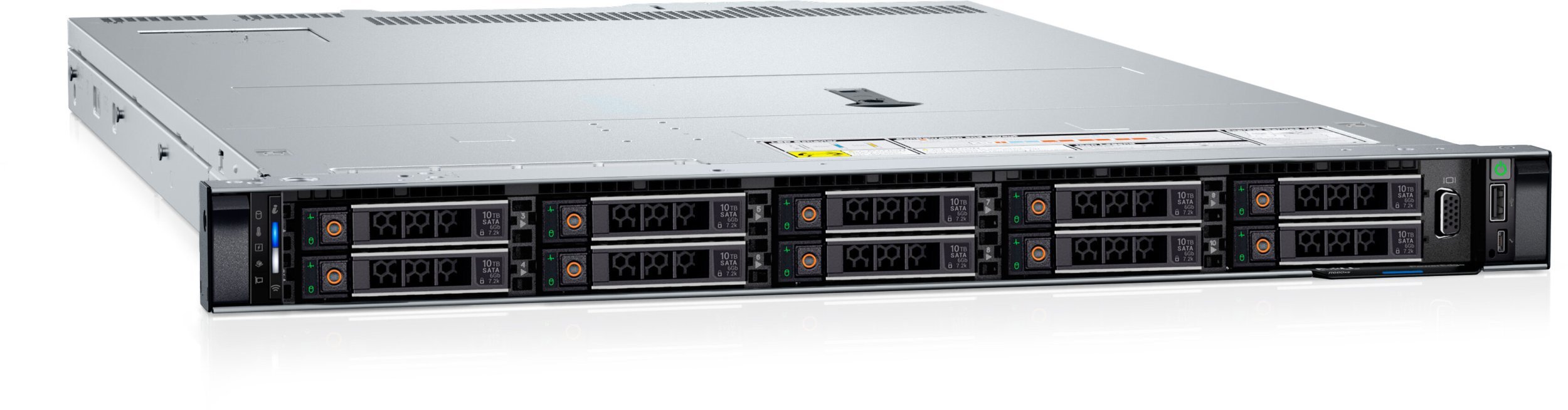 Serwer Dell Dell PowerEdge R660xs 8x2.5 Intel Xeon Silver 4510 1x32GB 1x480GB SSD SATA 2x1100W H755 3Y Basic NBD 6WNX6