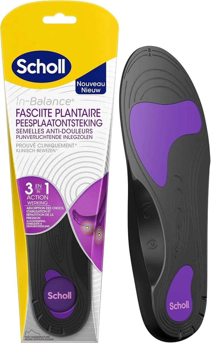 SCHOLL IN-BALANCE 3 W 1 WKŁADKI ORTOPEDYCZNE ROZM.L 42,5 - 45 CM