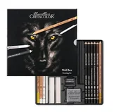 Przybory szkolne - Zestaw Szkicowy Wolf Box 25 Elementów Cretacolor - miniaturka - grafika 1