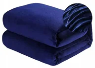 Koce - KOC KOCYK MIĘKKI NARZUTA 150X200 SALON SYPIALNIA PLUSZOWY GRUBY PLED GŁADKI - miniaturka - grafika 1