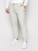Spodnie męskie - Polo Ralph Lauren Spodnie dresowe Pnt 710652314013 Szary Regular Fit - miniaturka - grafika 1