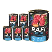 Mokra karma dla psów - Dolina Noteci Rafi z jagnięciną 6x400g 42521-uniw - miniaturka - grafika 1