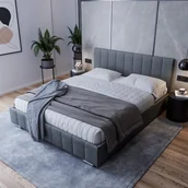 Łóżka - ŁÓŻKO TAPICEROWANE ALICANTE 160x200 - miniaturka - grafika 1