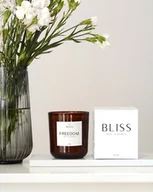 Świece - Świeca sojowa FREEDOM – kaszmir, konwalia, brzoskwinia – 210g - miniaturka - grafika 1