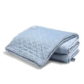 Koce i narzuty dla dzieci - La Millou - Ciepły Koc Velvet Pure WINDBLUE - miniaturka - grafika 1