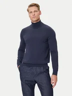 Swetry męskie - Marc O'Polo Denim Golf 5000007221 Granatowy Regular Fit - miniaturka - grafika 1