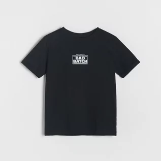 Koszulki dla chłopców - Reserved - T-shirt oversize Star Wars - Czarny - grafika 1