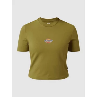 Koszulki i topy damskie - T-shirt o krótkim kroju z logo Maple Valley - Dickies - grafika 1