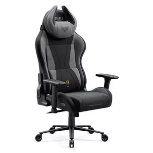Fotel DIABLO CHAIRS X-Horn 2.0 (L) Czarno-szary - Fotele gamingowe - miniaturka - grafika 1
