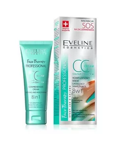 Eveline Cosmetics Face Therapy Professional krem CC 8 w 1 łagodząco-nawilżający 30ml - Pozostałe kosmetyki - miniaturka - grafika 1