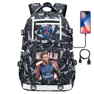 Torebki damskie - PARIS FC Neymar Plecak z nadrukiem Tornister szkolny dla młodzieży Torba na komputer Torba podróżna 11 - miniaturka - grafika 1