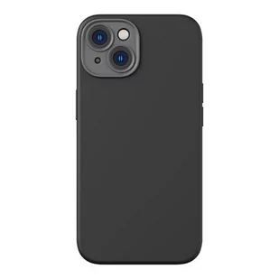 Baseus Zestaw ochronny Liquid Silica etui magnetyczne i szkło hartowane do iPhone 14 Plus (czarny) - Etui i futerały do telefonów - miniaturka - grafika 1