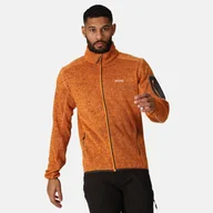 Bluzy męskie - Regatta Męski Polar z Suwakiem Newhill Pomarańczowy, Rozmiar: 5XL - miniaturka - grafika 1