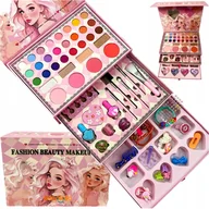Zabawki kreatywne - ZESTAW PIĘKNOŚCI KOSMETYKÓW BRANSOLETEK DLA DZIECI MAKEUP MALOWANIE LAKIERY - miniaturka - grafika 1