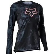 Odzież motocyklowa - Fox W Flexair Ls Jersey Ts57 Black - miniaturka - grafika 1