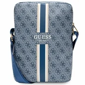 Torby na laptopy - Guess Torba GUTB10P4RPSB 10" niebieski/blue 4G Stripes Tablet Bag - miniaturka - grafika 1