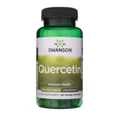 Suplementy naturalne - SWANSON Kwercetyna (Quercetin) 475 mg - 60 kapsułek - miniaturka - grafika 1
