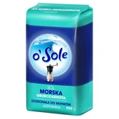 Sól - O`sole Sól morska spożywcza gruboziarnista (jodowana) - miniaturka - grafika 1