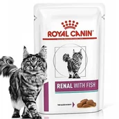 Mokra karma dla kotów - Royal Canin saszetka Cat Renal Fish Ryba 85g x 1 saszetka - miniaturka - grafika 1