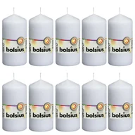 Świece - Bolsius Sfeerpunt Świece pieńkowe, 10 szt., 120 x 58 mm, białe 103614390102 - miniaturka - grafika 1