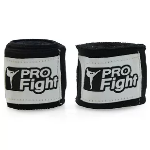 Profight, Bandaż bokserski, czarny, 4 m - Bandaże bokserskie - miniaturka - grafika 1