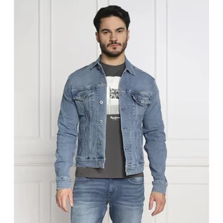 Kurtki męskie - Pepe Jeans London Kurtka jeansowa PINNER | Regular Fit - grafika 1