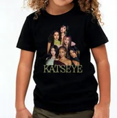 Moda i Uroda OUTLET - KATSEYE K-POP KOSZULKA T-SHIRT CZARNY PREMIUM 164 - miniaturka - grafika 1