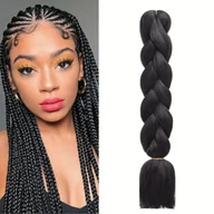 Pozostałe akcesoria fryzjerskie - TEMU 1/3 szt./opak. Ombre Warkocze Jumbo Warkocze Kucyk Syntetyczne Warkocze do Warkoczy Modne do Codziennego Użytku na Imprezę Cosplay Halloween 24 - miniaturka - grafika 1