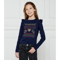 Bluzy dla dziewczynek - POLO RALPH LAUREN Bluzka Regular Fit - miniaturka - grafika 1