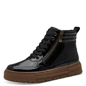 Botki damskie - MARCO TOZZI Damskie botki sznurowane, z podszewką z zamkiem błyskawicznym, ^, 36 EU - miniaturka - grafika 1