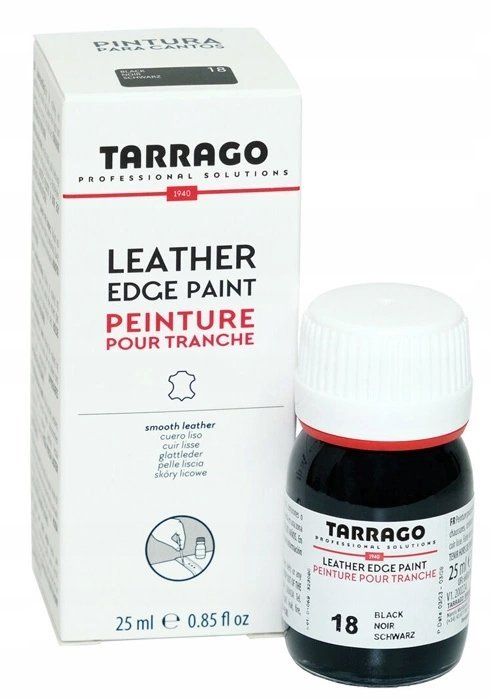 Farba do butów Tarrago Czarna 25 ml