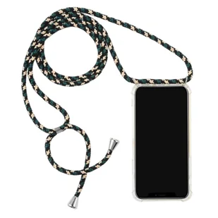 Etui na telefon komórkowy Apple iPhone 11 Pro 5,8 cala o regulowanej długości Smukłe etui ochronne Zderzak Zewnętrzne etui na telefon komórkowy wykonane z TPU Odporne na wstrząsy Dodatkowa ochrona łańcucha telefonu komórkowego Niebiesko-czarny - Etui i futerały do telefonów - miniaturka - grafika 1