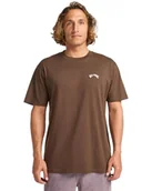Koszulki męskie - Billabong Męska koszulka z dzianiny z krótkim rękawem Arch Crew SS Brązowy L - miniaturka - grafika 1
