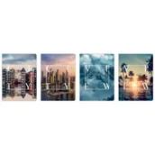 Zeszyty szkolne - Interdruk Zeszyt A5/60K kratka M 70g UV Travel (10szt) - miniaturka - grafika 1