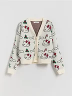 Swetry dla dziewczynek - Reserved - Kardigan Hello Kitty and Friends - wielobarwny - miniaturka - grafika 1