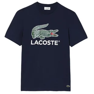 Koszulka Lacoste TH1285-166 - niebieska - Koszulki męskie - miniaturka - grafika 1