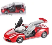 Samochody i pojazdy dla dzieci - AUTO SPORTOWE OTWIERANE DRZWI 2 KOLORY ZABAWKA DLA DZIECI - miniaturka - grafika 1
