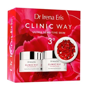 Dr Irena Eris Zestaw Clinic Way 3° (Dermokrem Przywracający Młodość Skóry na dzień SPF20, 50ml + Dermokrem Kompleksowo Odbudowujący na noc, 50ml + Dermokapsułki Rewitalizujące, 30szt.) - >>> DARMOWA od 99zł <<< w 24h ! - Zestawy kosmetyków damskich - miniaturka - grafika 3