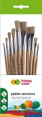 Pędzle - GDD Pędzle szkolne mieszane 10szt HAPPY COLOR - miniaturka - grafika 1