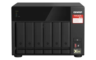 QNAP TVS-675 serwer NAS Tower sieć LAN Czarny KX-U6580 TVS-675-8G - Serwery plików NAS i macierze dyskowe - miniaturka - grafika 1